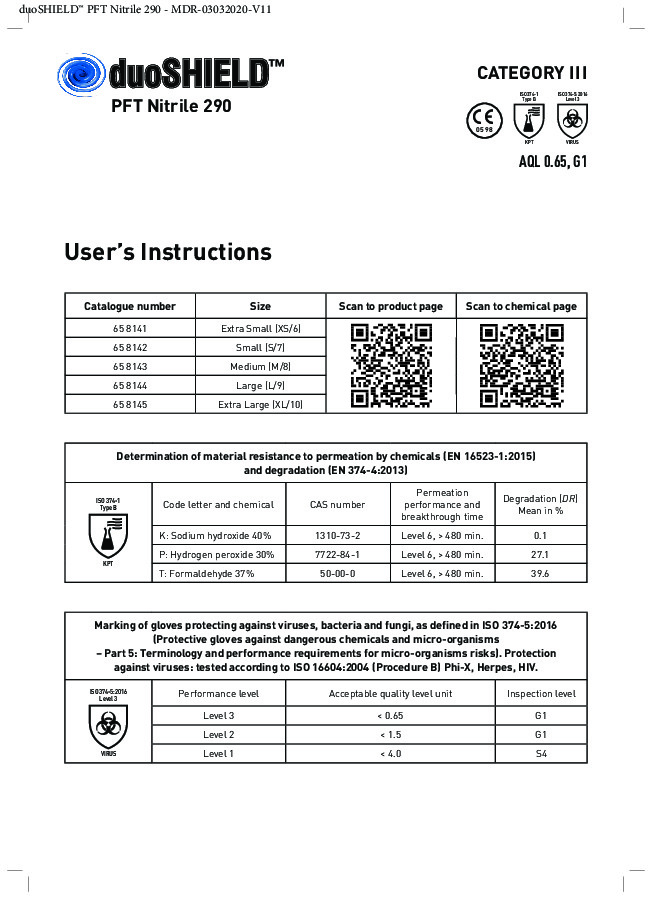 Instrucciones de usuario en PDF